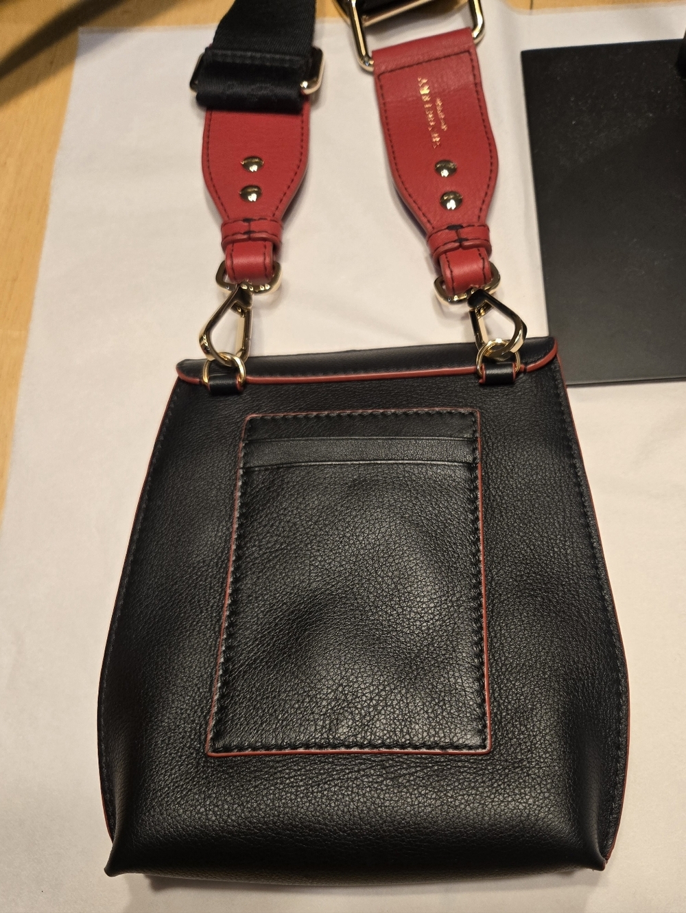 Strathberry North/South Stylist Calfskin Leather Crossbody Bag - Picture 14 of 16
